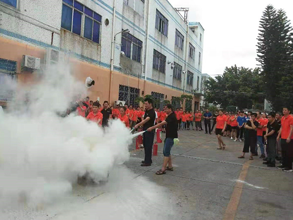 BG视讯团队消防演习